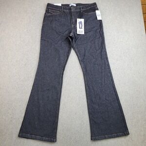 Vanilla Star Jeans Womens Size‎ 14 Black Denim Low Rise Bootcut 34x31 NEW